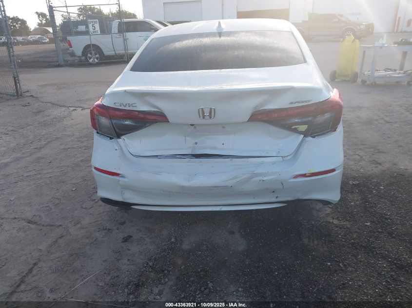 2025 Honda Civic Sport VIN: 2HGFE2F5XSH570467 Lot: 43363921