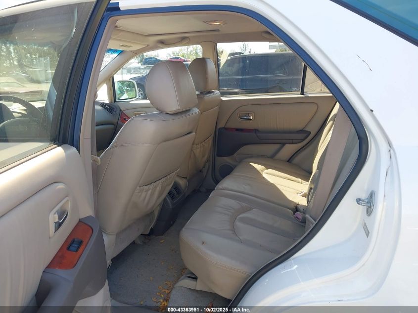 2001 Lexus Rx 300 VIN: JTJHF10U710229879 Lot: 43363951