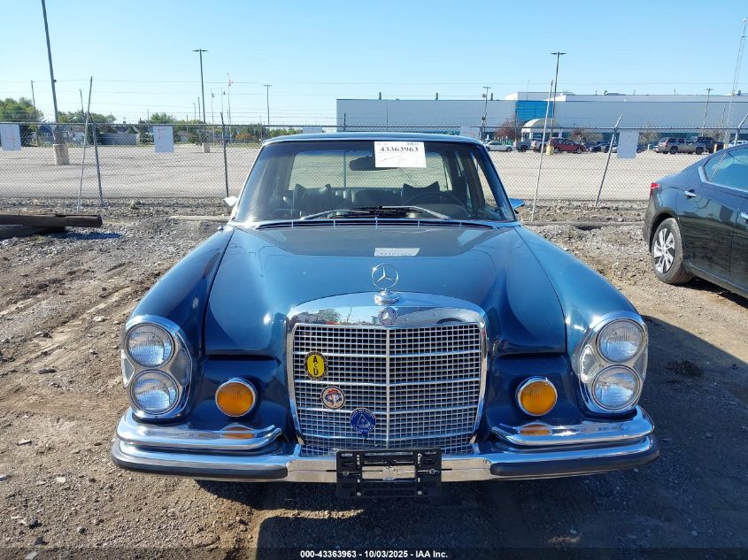 1971 Mercedes-Benz 280Se VIN: 10801812084649 Lot: 43363963