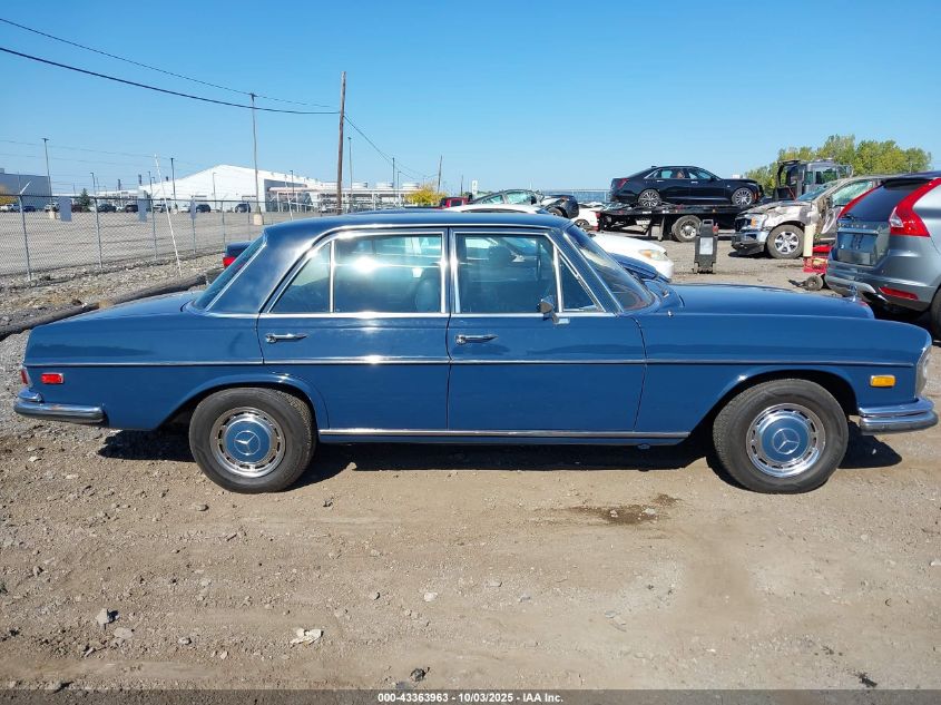 1971 Mercedes-Benz 280Se VIN: 10801812084649 Lot: 43363963