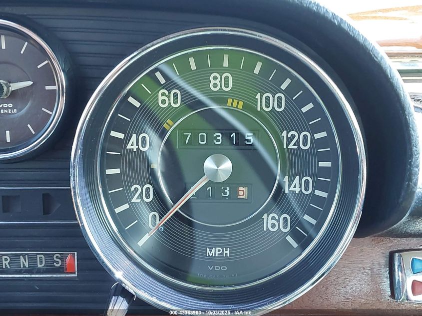 1971 Mercedes-Benz 280Se VIN: 10801812084649 Lot: 43363963