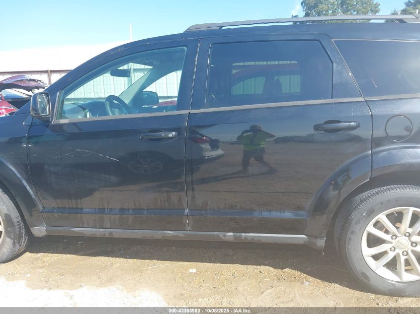 2016 Dodge Journey Sxt VIN: 3C4PDCBG8GT102318 Lot: 43363988