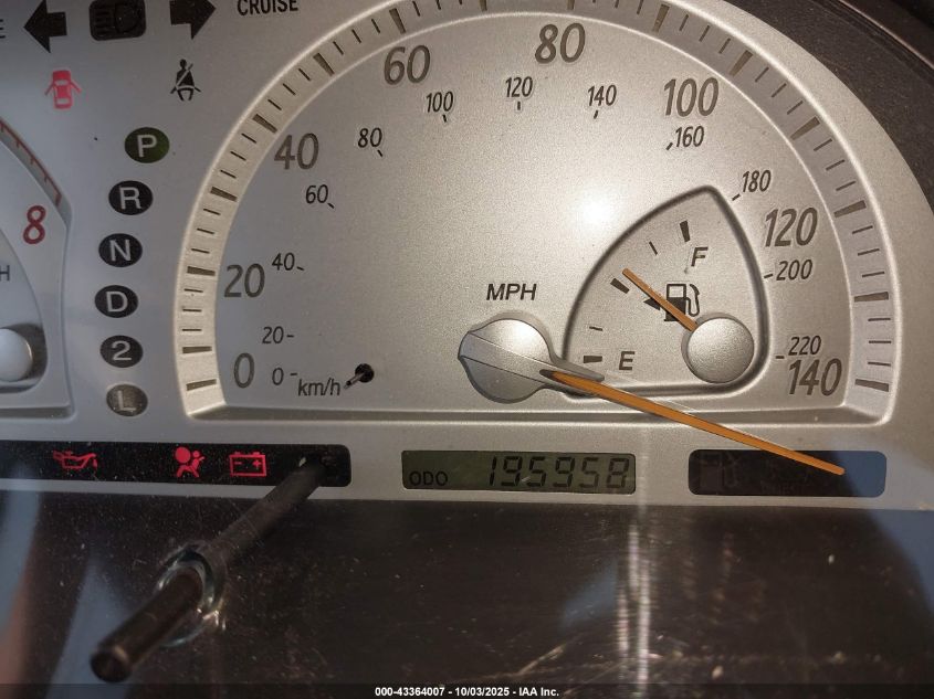 2002 Toyota Camry Se VIN: 4T1BE32K02U048955 Lot: 43364007