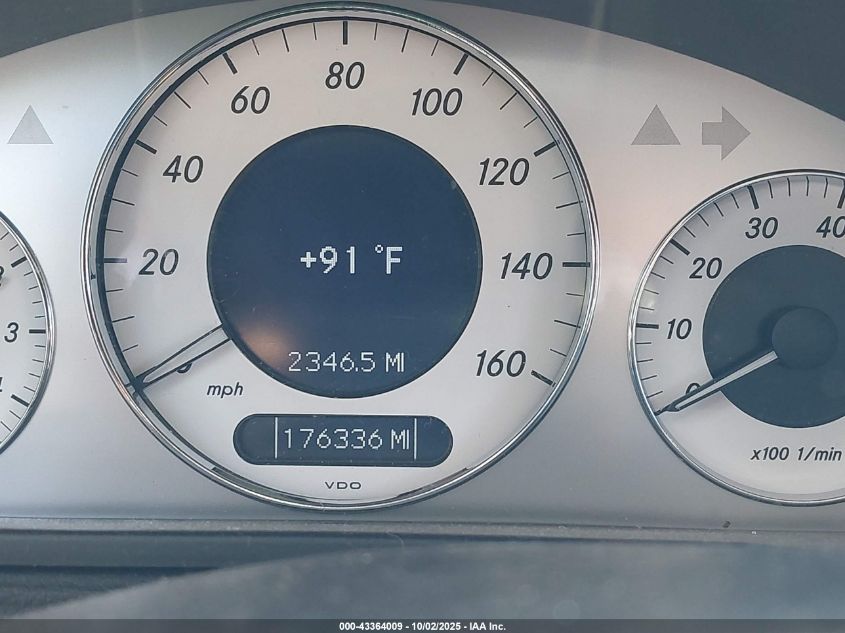 2009 Mercedes-Benz E 350 VIN: WDBUF56XX9B429423 Lot: 43364009