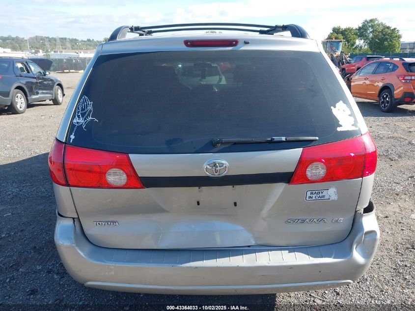2008 Toyota Sienna Ce VIN: 5TDZK23C38S186192 Lot: 43364033