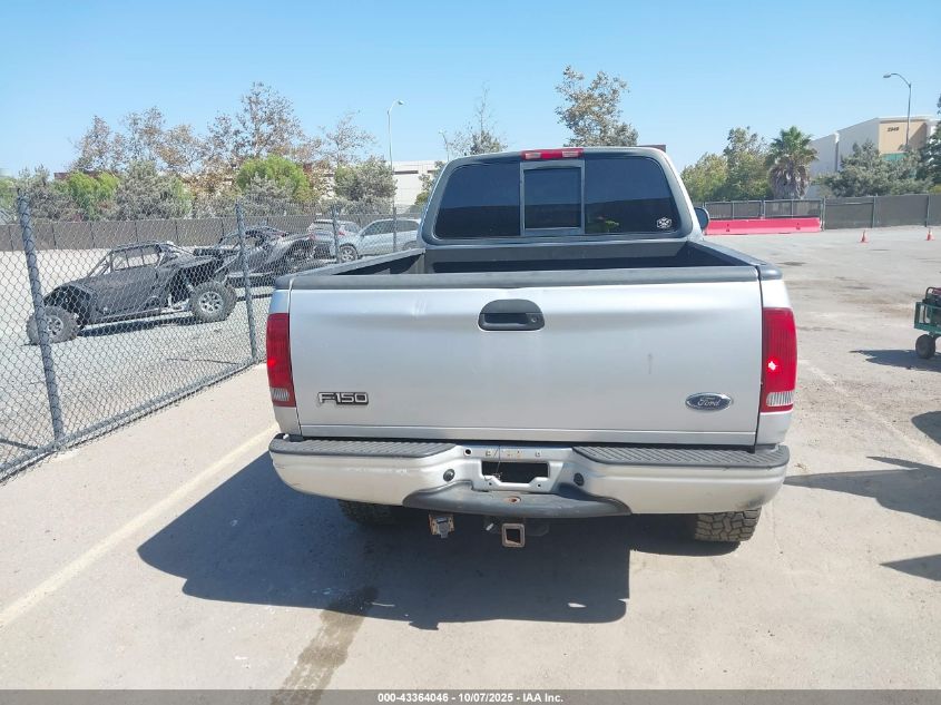 2000 Ford F-150 Lariat/Work Series/Xl/Xlt VIN: 1FTRX17W9YKA01828 Lot: 43364046