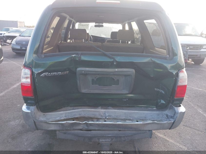 2000 Toyota 4Runner VIN: JT3GM84R1Y0066938 Lot: 43364047