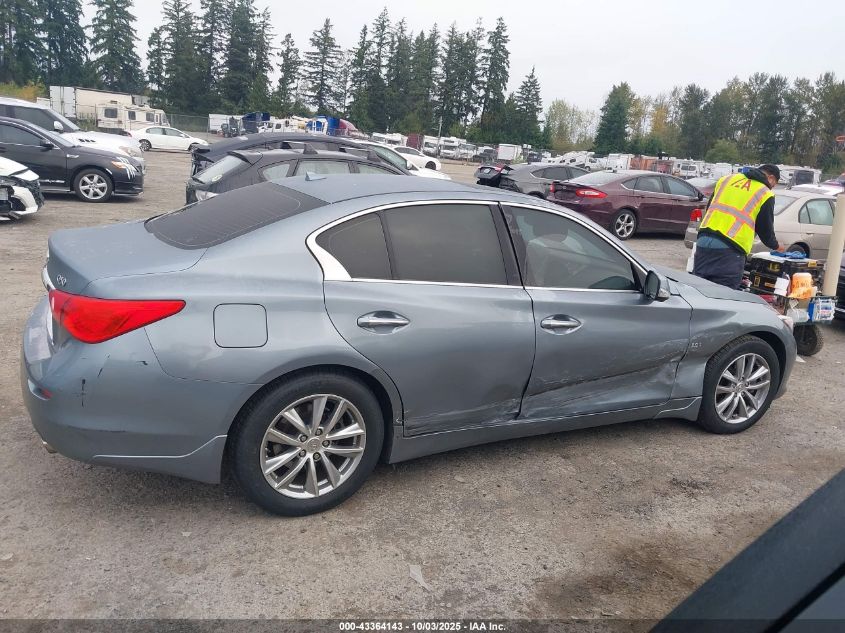 2017 Infiniti Q50 3.0T Premium VIN: JN1EV7AR6HM836898 Lot: 43364143