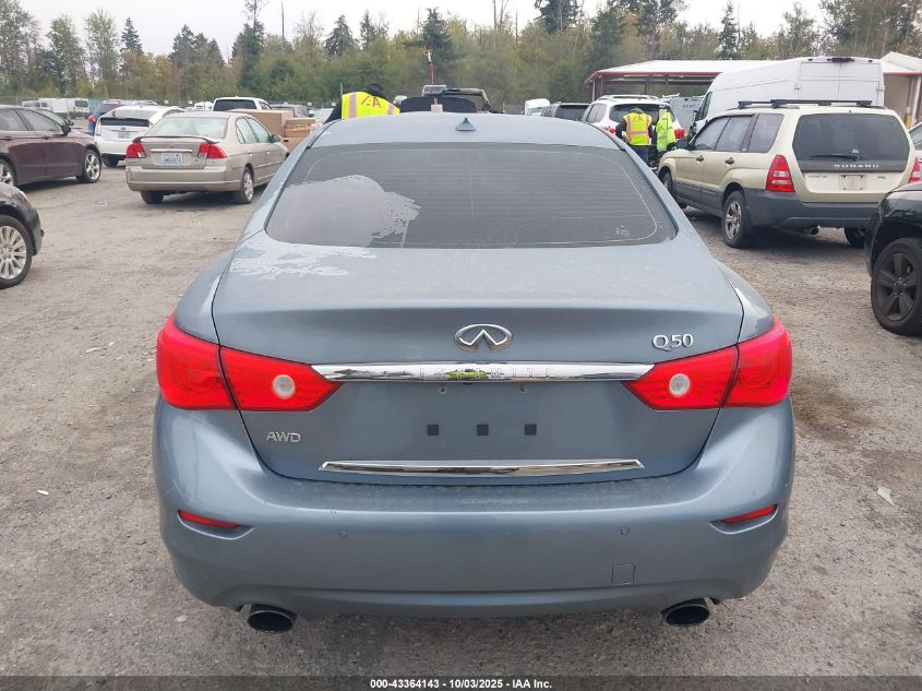 2017 Infiniti Q50 3.0T Premium VIN: JN1EV7AR6HM836898 Lot: 43364143