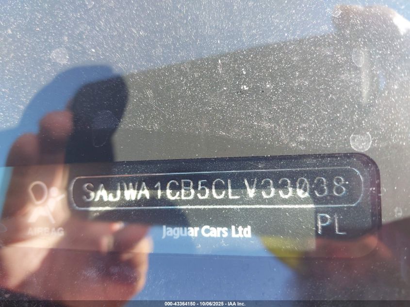 2012 Jaguar Xj VIN: SAJWA1CB5CLV33038 Lot: 43364150