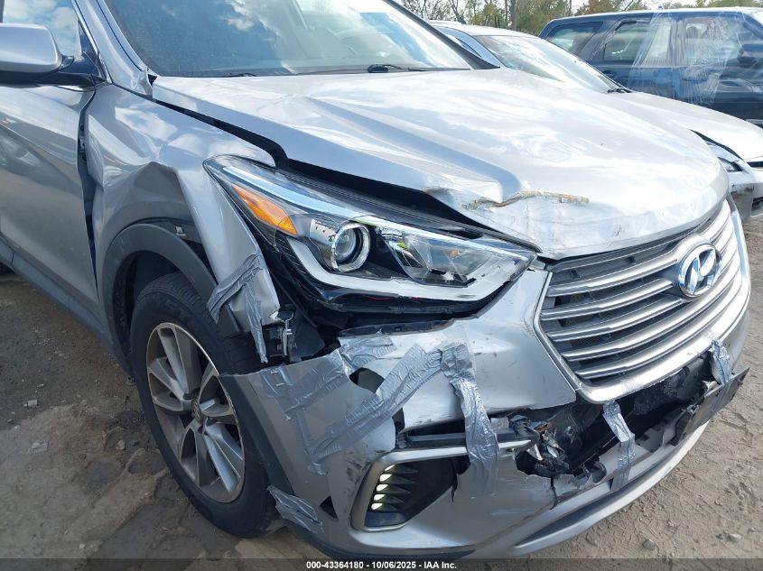 2017 Hyundai Santa Fe Se VIN: KM8SMDHF0HU209803 Lot: 43364180