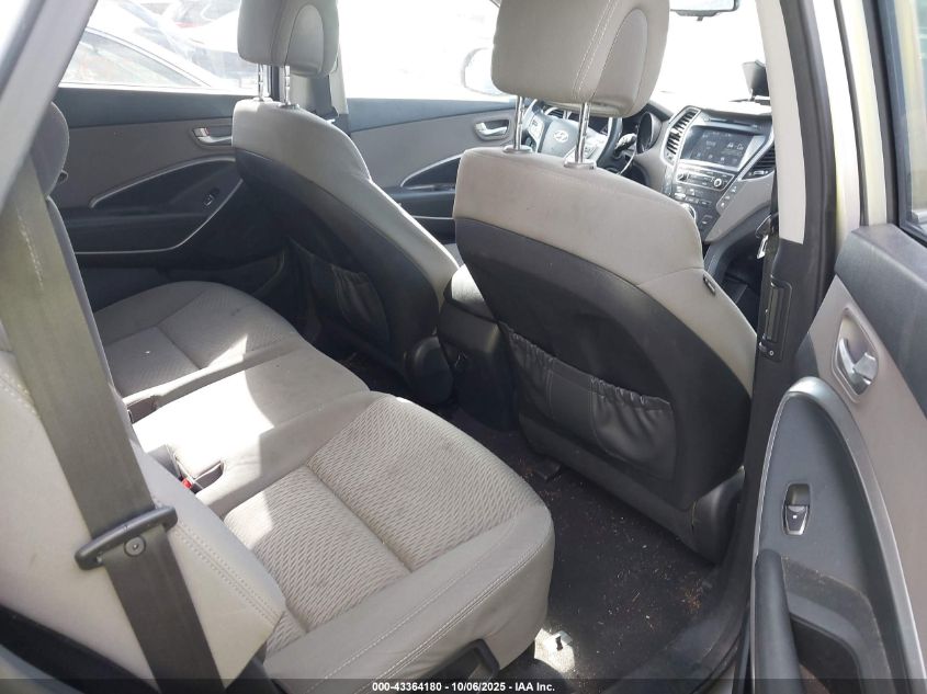 2017 Hyundai Santa Fe Se VIN: KM8SMDHF0HU209803 Lot: 43364180