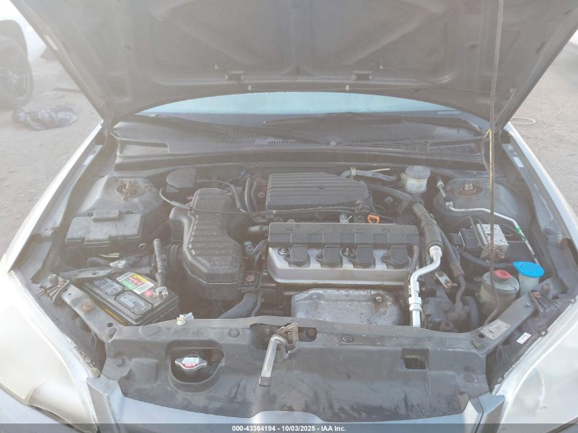 2005 Honda Civic Ex VIN: 2HGES26745H614604 Lot: 43364194