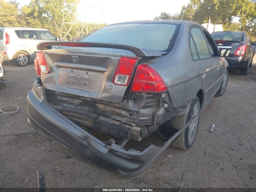 2005 Honda Civic Ex VIN: 2HGES26745H614604 Lot: 43364194