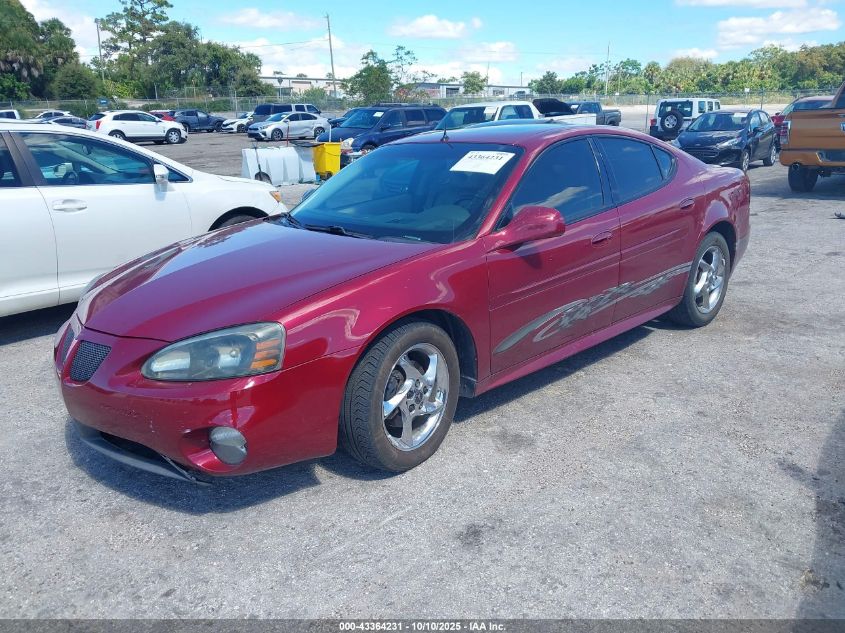 2004 Pontiac Grand Prix Gtp VIN: 2G2WR524X41103289 Lot: 43364231