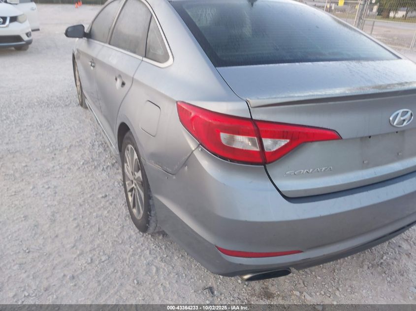 2015 Hyundai Sonata Sport VIN: 5NPE34AFXFH050925 Lot: 43364233