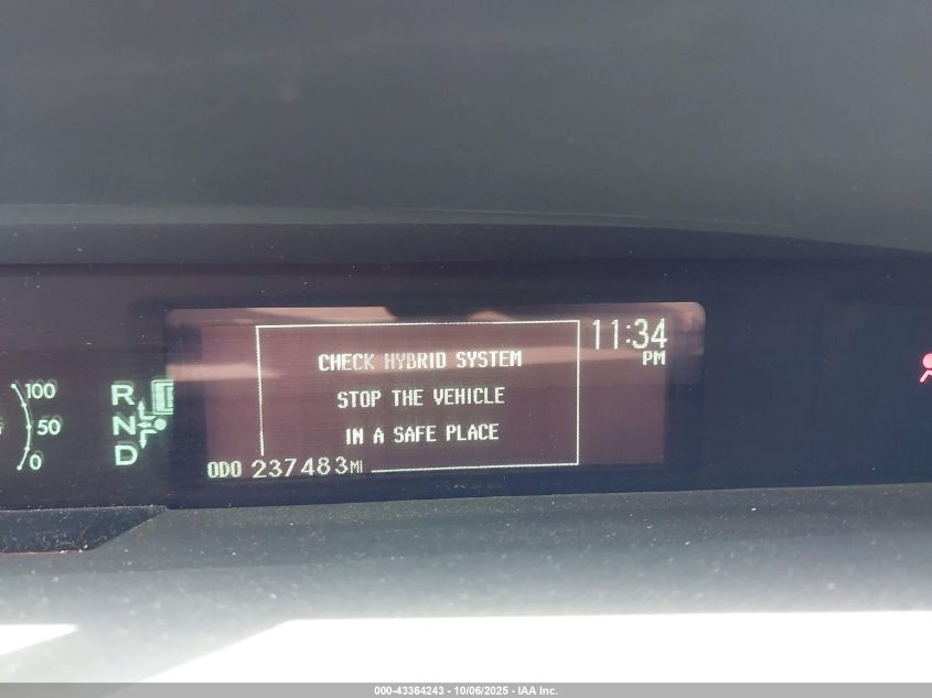 2015 Toyota Prius Two VIN: JTDKN3DU5F0411718 Lot: 43364243