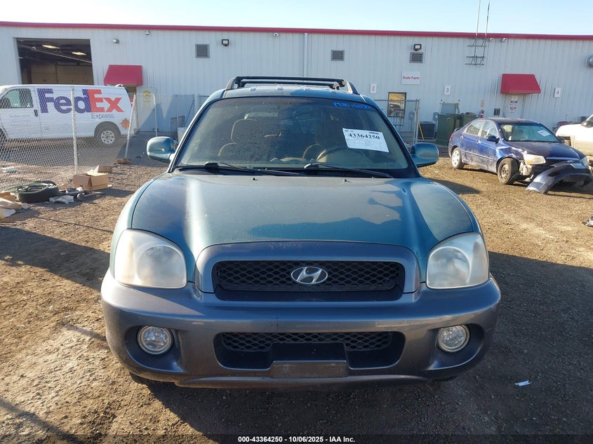 2002 Hyundai Santa Fe Gls/Lx VIN: KM8SC13D52U222416 Lot: 43364250