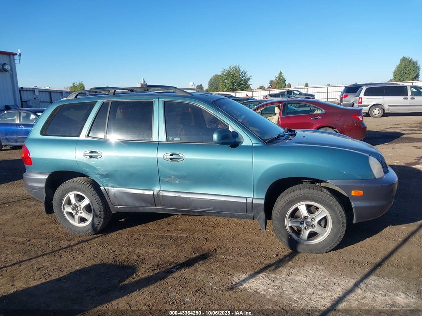 2002 Hyundai Santa Fe Gls/Lx VIN: KM8SC13D52U222416 Lot: 43364250