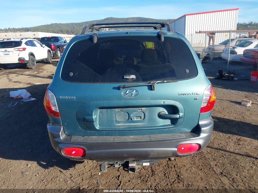 2002 Hyundai Santa Fe Gls/Lx VIN: KM8SC13D52U222416 Lot: 43364250