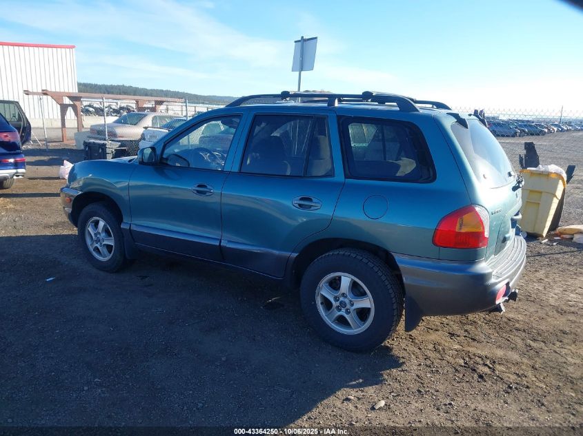 KM8SC13D52U222416 2002 HYUNDAI SANTA FE photo no. 3