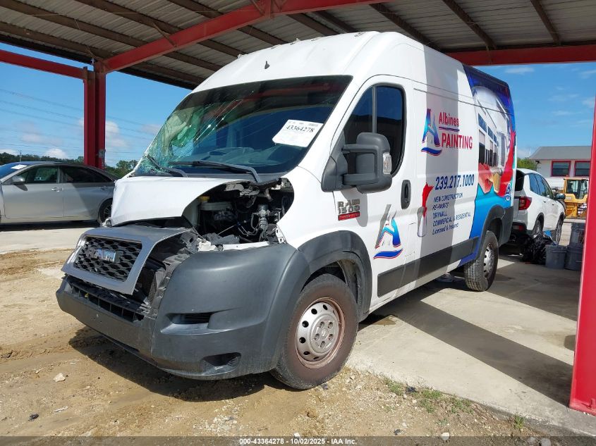 2019 RAM PROMASTER 1500 HIGH ROOF 136 WB - 3C6TRVBG1KE516704