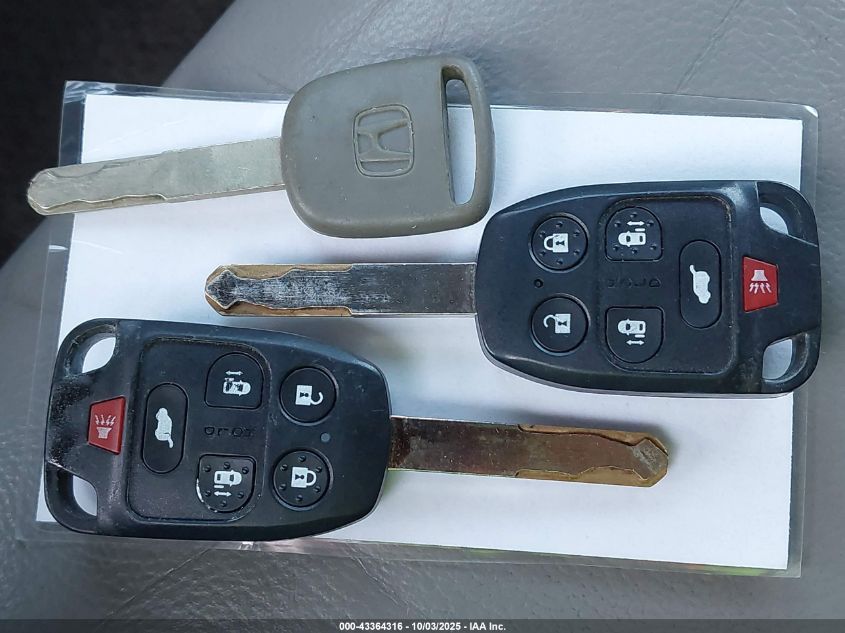 2012 Honda Odyssey Touring/Touring Elite VIN: 5FNRL5H90CB051292 Lot: 43364316