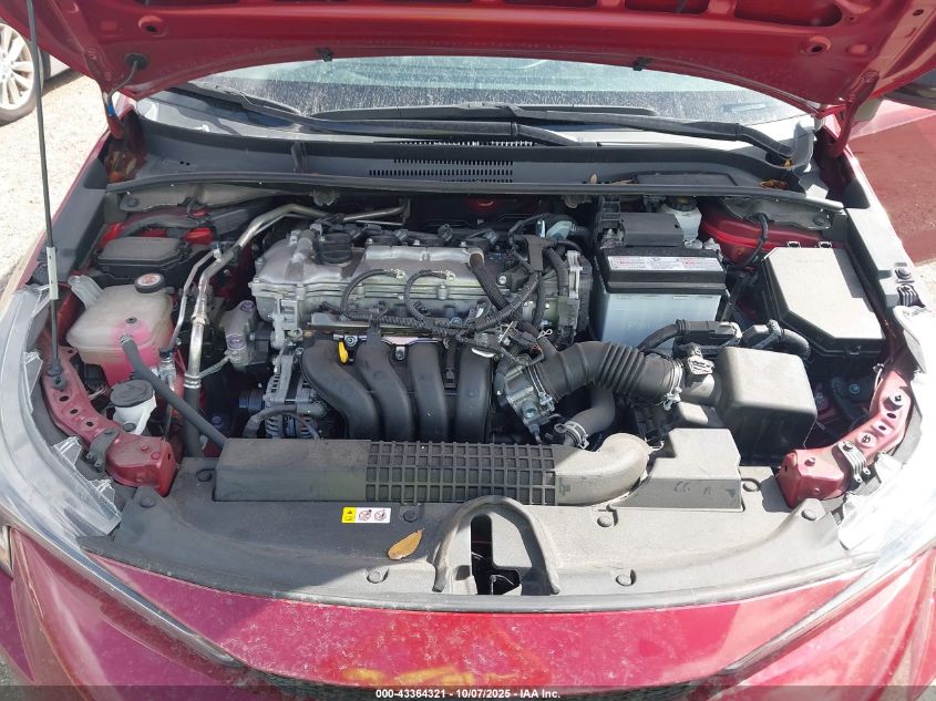 2022 Toyota Corolla Le VIN: 5YFVPMAE7NP366828 Lot: 43364321