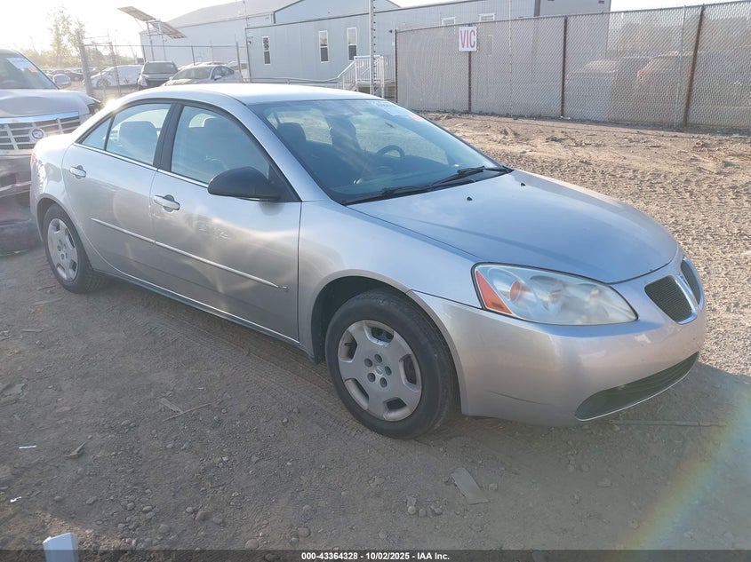 1G2ZF58B174194442 2007 Pontiac G6 Value Leader auction photo 1
