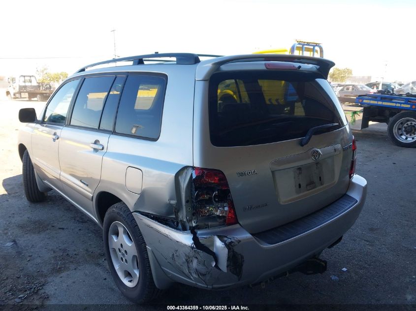 2007 Toyota Highlander Limited V6 VIN: JTEEP21A270227295 Lot: 43364359