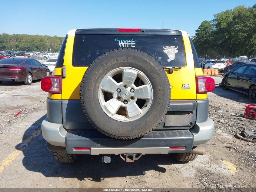 2007 Toyota Fj Cruiser VIN: JTEZU11F670005021 Lot: 43364367