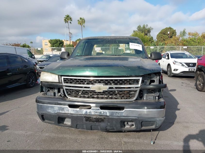 2006 Chevrolet Silverado 1500 Ls VIN: 2GCEC13V161225437 Lot: 43364401