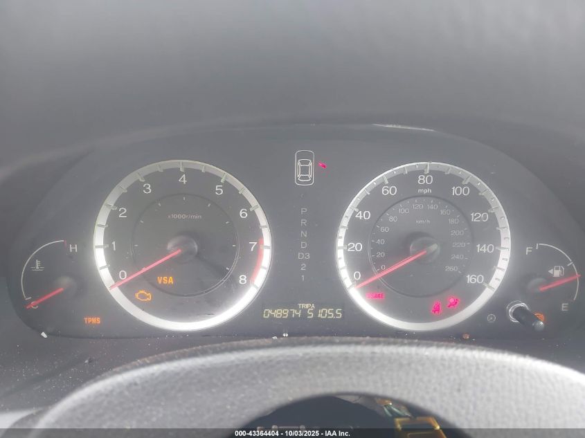 2009 Honda Accord 2.4 Lx VIN: 1HGCP263X9A166654 Lot: 43364404