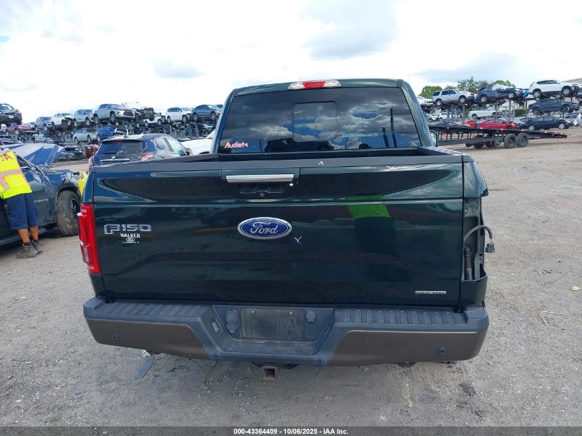 2015 Ford F-150 Lariat VIN: 1FTEW1CF7FFC58631 Lot: 43364409