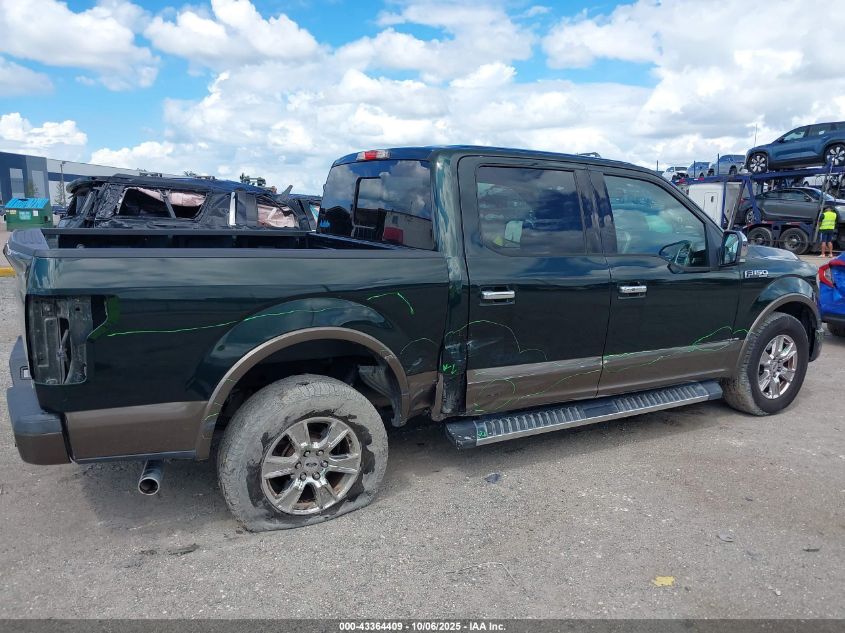 2015 Ford F-150 Lariat VIN: 1FTEW1CF7FFC58631 Lot: 43364409