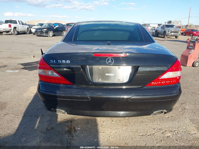 2007 Mercedes-Benz Sl550 VIN: WDBSK71F129524 Lot: 43364470
