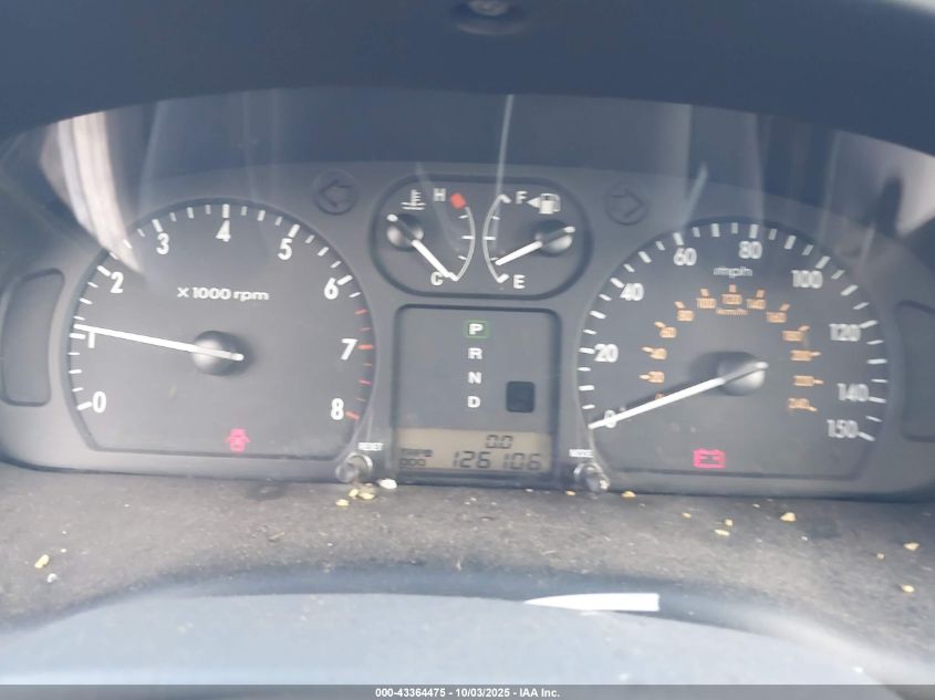 2004 Kia Optima Ex/Lx VIN: KNAGD126345362159 Lot: 43364475