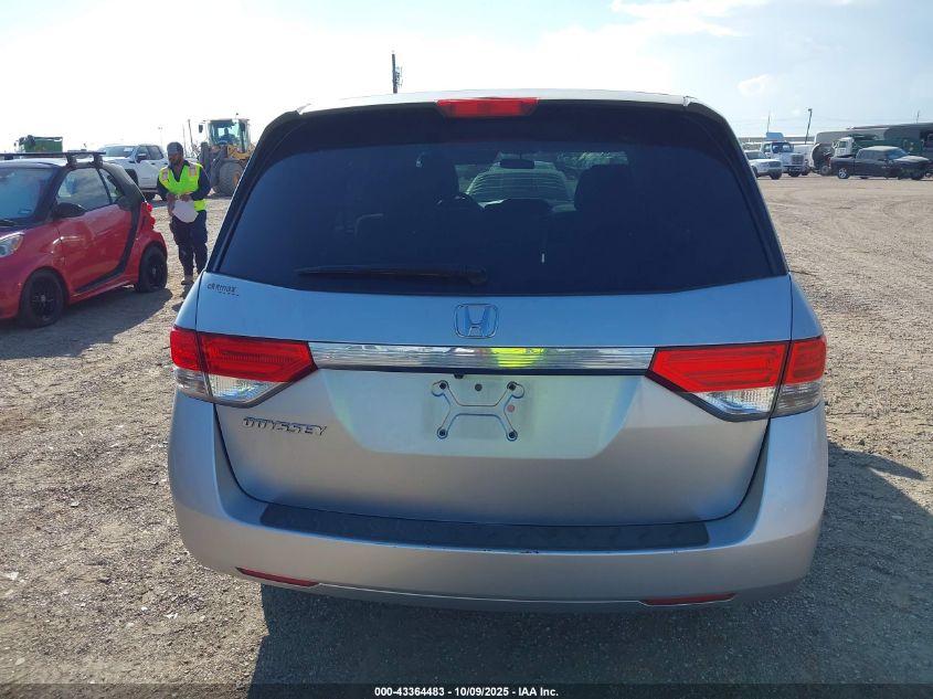 2014 Honda Odyssey Ex VIN: 5FNRL5H43EB076713 Lot: 43364483