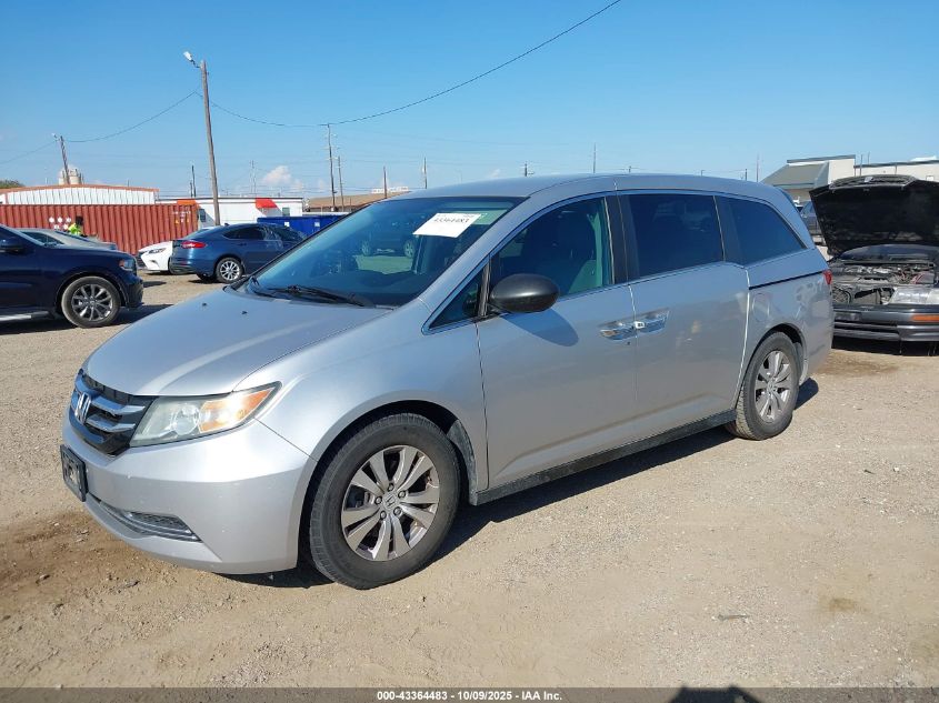 2014 Honda Odyssey Ex VIN: 5FNRL5H43EB076713 Lot: 43364483