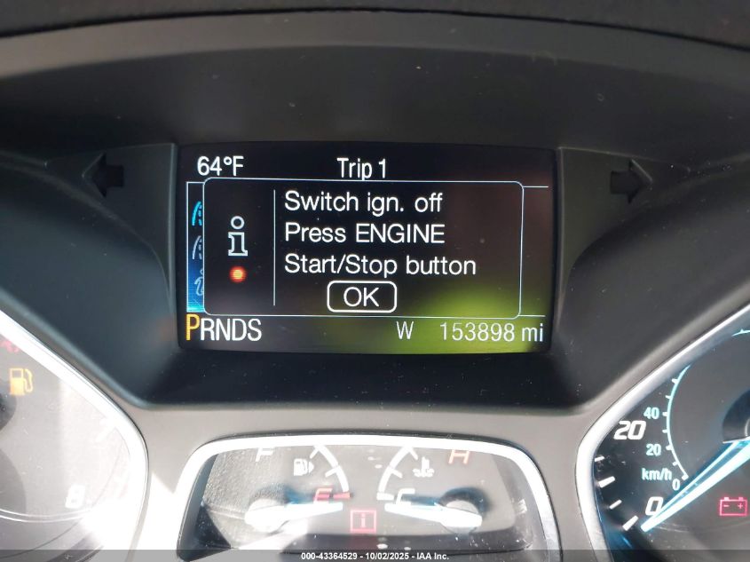 2015 Ford Escape Titanium VIN: 1FMCU0J96FUB26889 Lot: 43364529