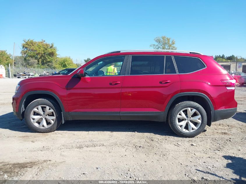 2019 Volkswagen Atlas 3.6L V6 Se VIN: 1V2LR2CA0KC553279 Lot: 43364552