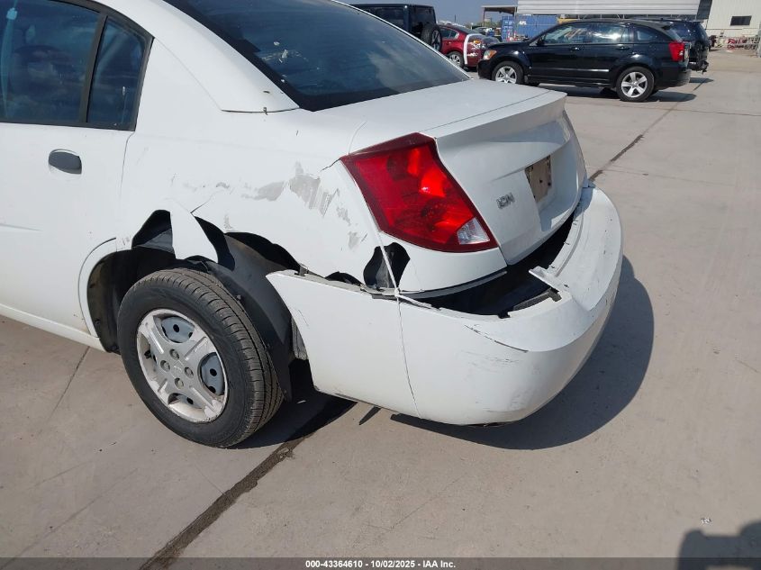 2004 Saturn Ion 1 VIN: 1G8AG52F54Z133475 Lot: 43364610