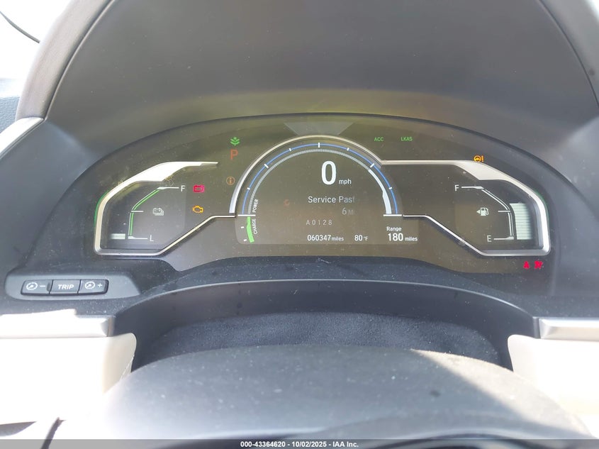 2018 HONDA CLARITY PLUG-IN HYBRID JHMZC5F1XJC006480