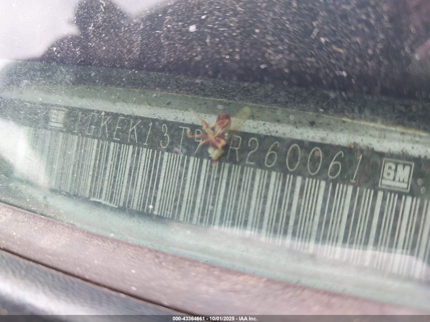 2005 GMC Yukon Slt VIN: 1GKEK13T95R260061 Lot: 43364661