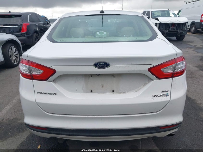 2013 FORD FUSION HYBRID SE - 3FA6P0LU8DR128941