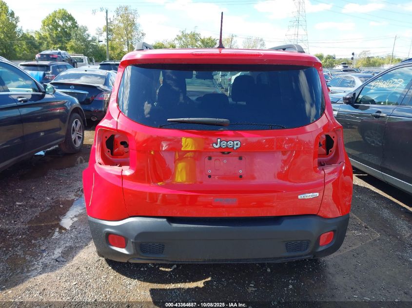 2016 Jeep Renegade Latitude VIN: ZACCJABT4GPC53284 Lot: 43364687