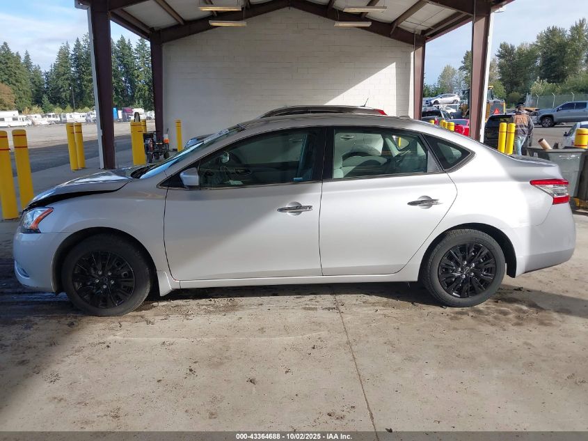 2013 Nissan Sentra Sv VIN: 3N1AB7AP3DL664033 Lot: 43364688