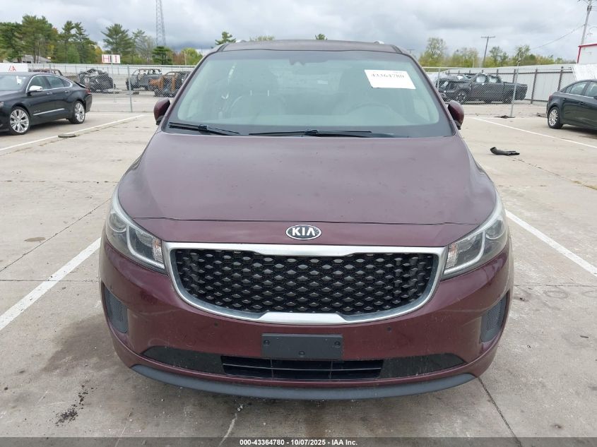 2018 Kia Sedona Lx VIN: KNDMB5C17J6379977 Lot: 43364780