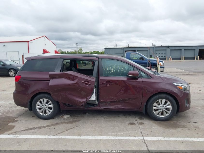 2018 Kia Sedona Lx VIN: KNDMB5C17J6379977 Lot: 43364780