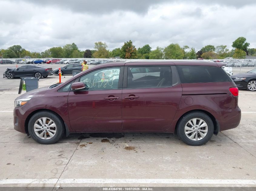 2018 Kia Sedona Lx VIN: KNDMB5C17J6379977 Lot: 43364780